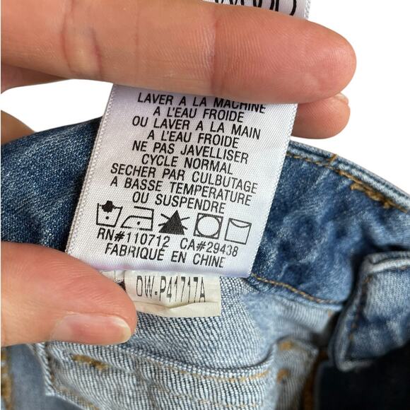 Driftwood Bodega Carpenter Jeans Distressed Cargo Utilitarian Medium Wash Sz 26 - Picture 10 of 10